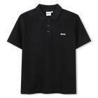 Polo de algod&atilde;o com log&oacute;tipo BOSS 
                    BOY