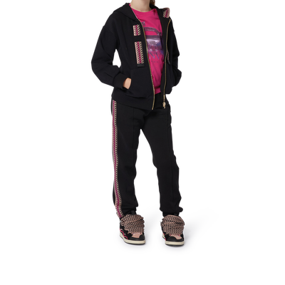 Sweatshirt com fecho e capuz LANVIN GIRL