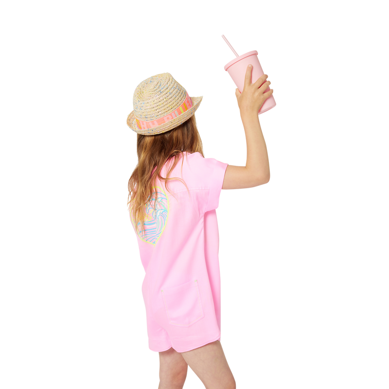 Chapéu entrançado multicolorido BILLIEBLUSH 
                    GIRL