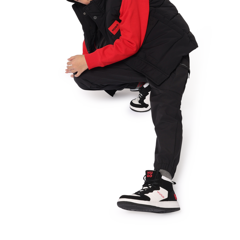 Sweatshirt em molet&atilde;o HUGO 
                        BOY