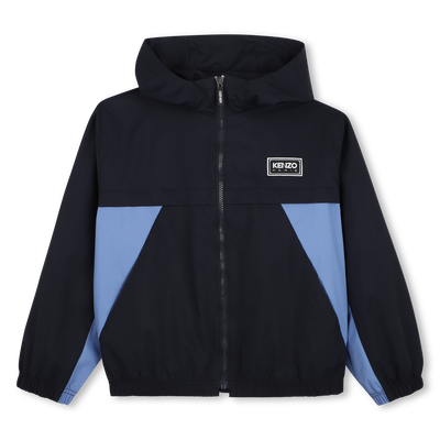 Casaco corta-vento com capuz KENZO KIDS BOY