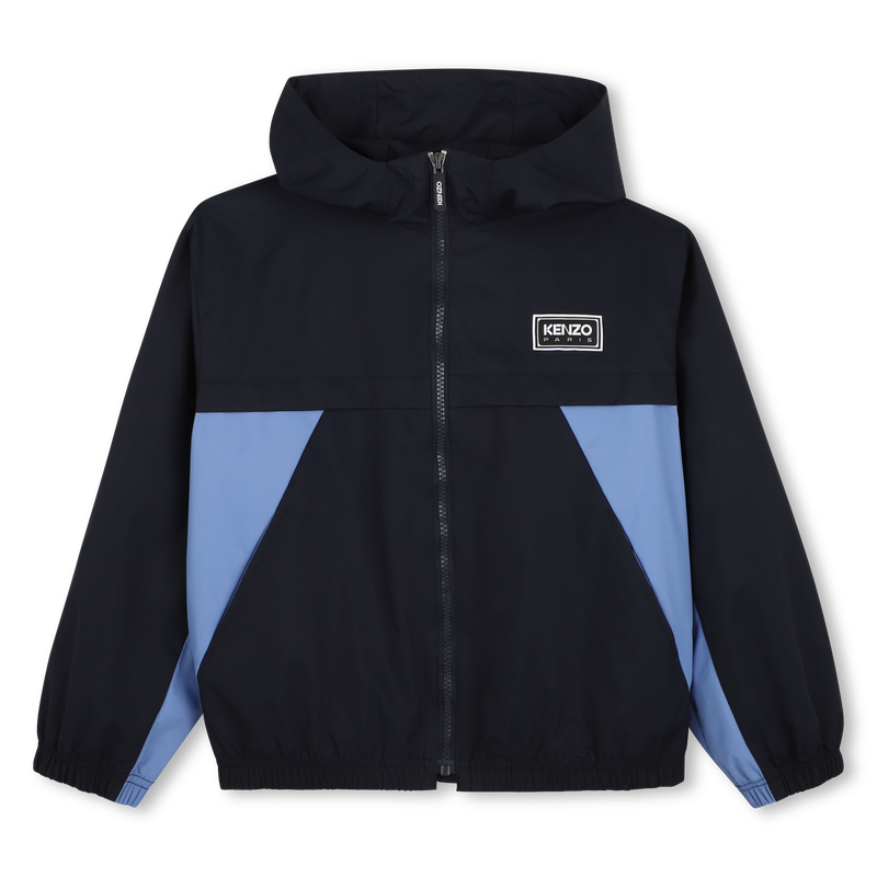 Casaco corta-vento com capuz KENZO KIDS 
                        BOY
