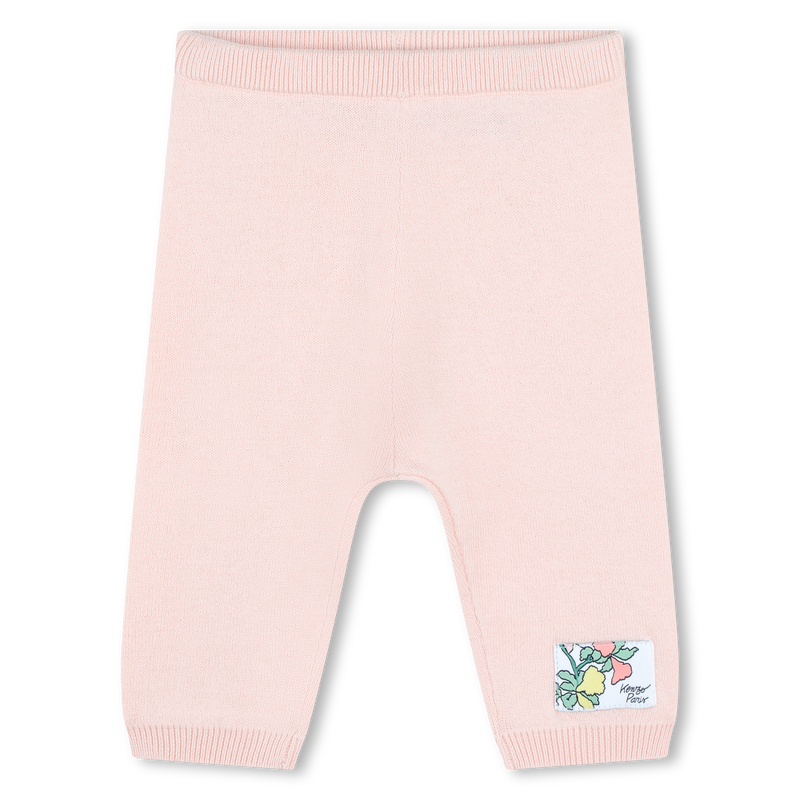 Cotton Sweater & Trousers KENZO KIDS 
                    GIRL