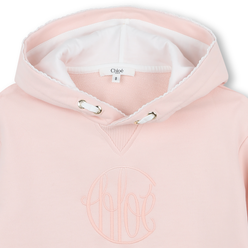 Sweatshirt curta com capuz CHLOE 
                    GIRL