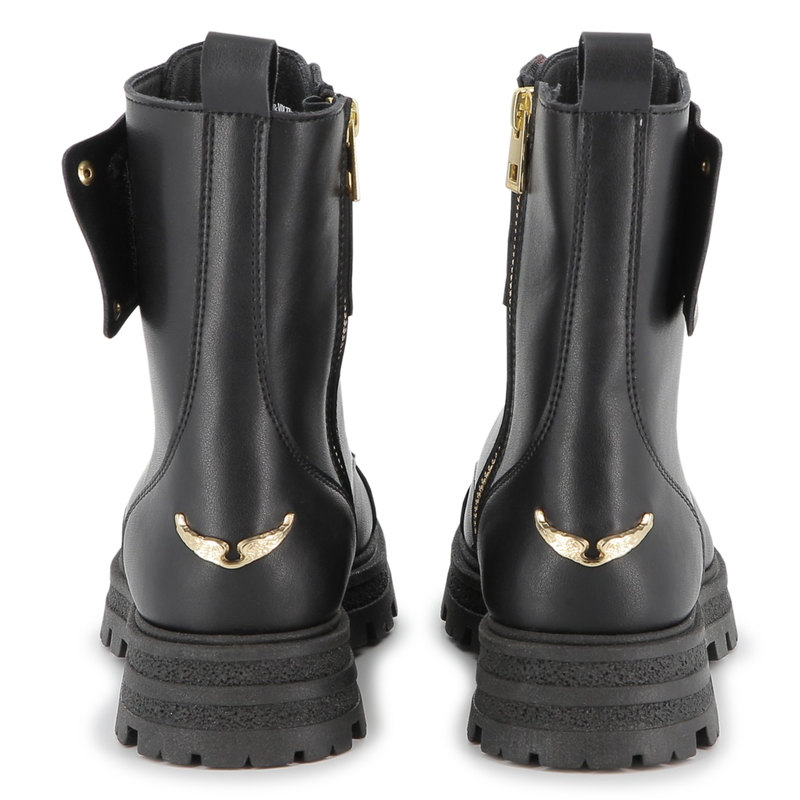 Botas de couro bovino com atacadores ZADIG & VOLTAIRE 
                    GIRL