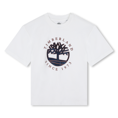 T-shirt com log&oacute;tipo TIMBERLAND MENINO