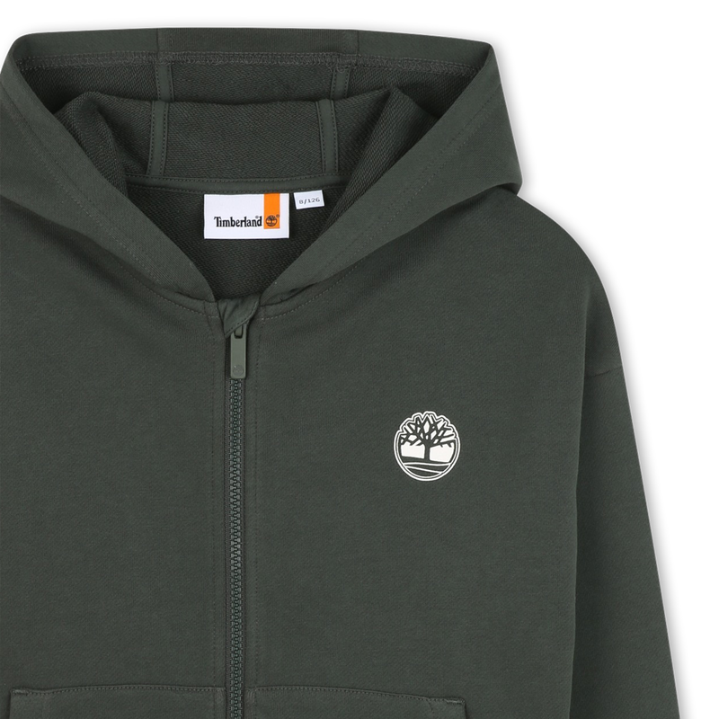 Cardig&atilde; de jogging com capuz TIMBERLAND 
                        BOY