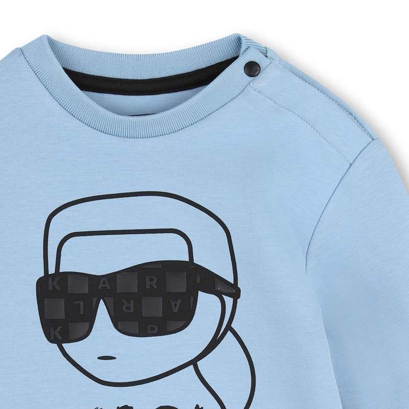 Conjunto de moletom e cal&ccedil;a KARL LAGERFELD KIDS 
                        MENINO