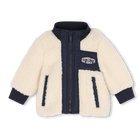 Cardigan de pel&uacute;cia de poli&eacute;ster TIMBERLAND 
                    BOY