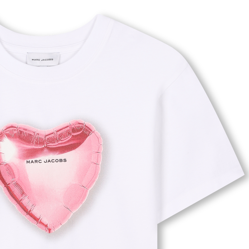 T-shirt de cerim&oacute;nia algod&atilde;o MARC JACOBS 
                        GIRL