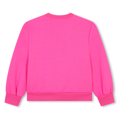 Sweatshirt em molet&atilde;o BILLIEBLUSH GIRL