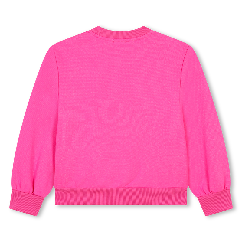Sweatshirt em molet&atilde;o BILLIEBLUSH 
                        GIRL