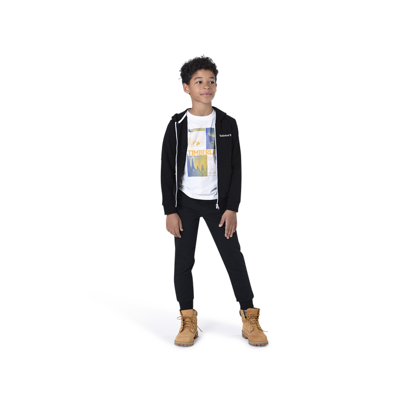 CASACO COM CAPUCHA TIMBERLAND 
                    BOY