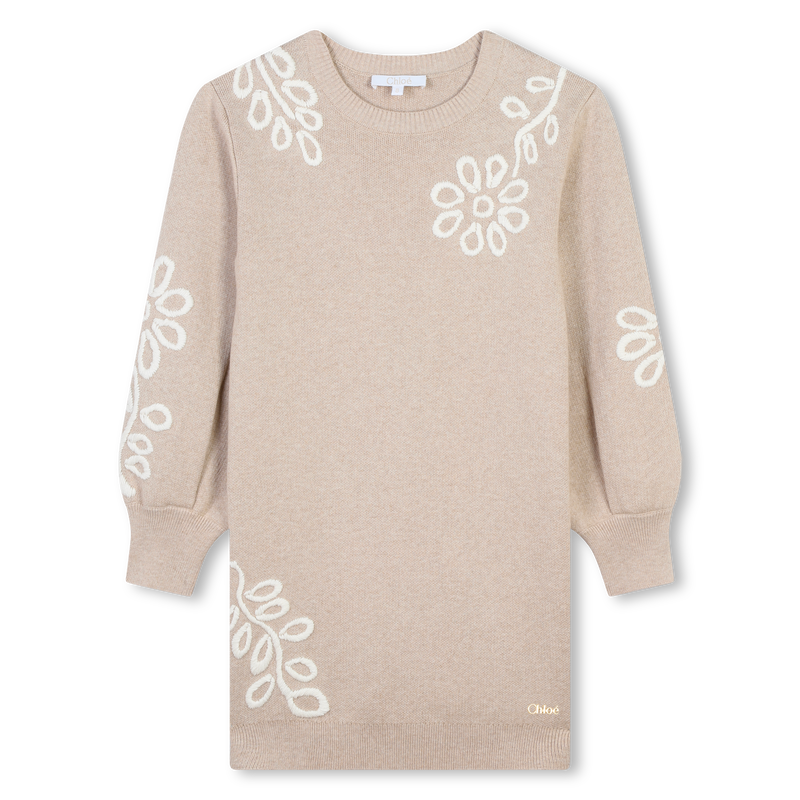 Vestido de malha bordado CHLOE 
                    GIRL