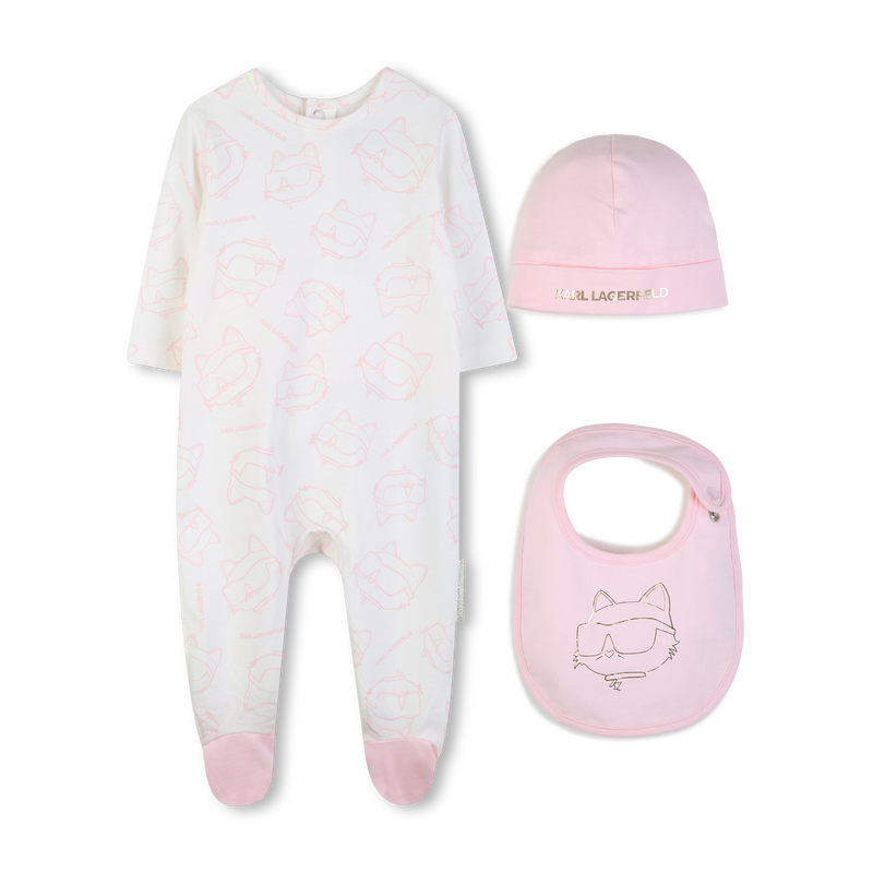 CONJUNTO DE 3 PE&Ccedil;AS KARL LAGERFELD KIDS 
                        GIRL