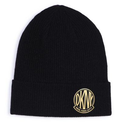 Gorro de malha com dobra DKNY GIRL