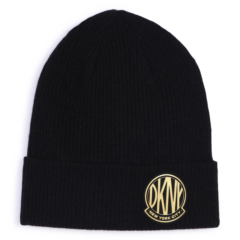 Gorro de malha com dobra DKNY 
                        GIRL