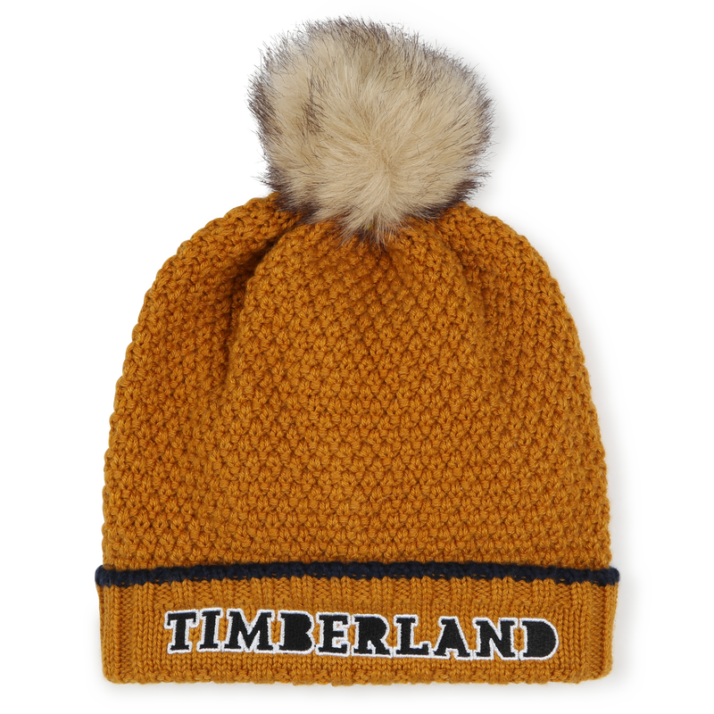 Gorro de malha com pompom TIMBERLAND 
                    BOY