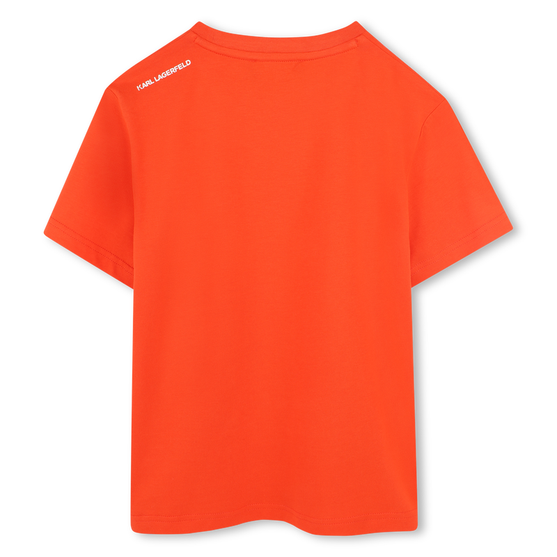 T-shirt com estampa KARL LAGERFELD KIDS 
                        BOY