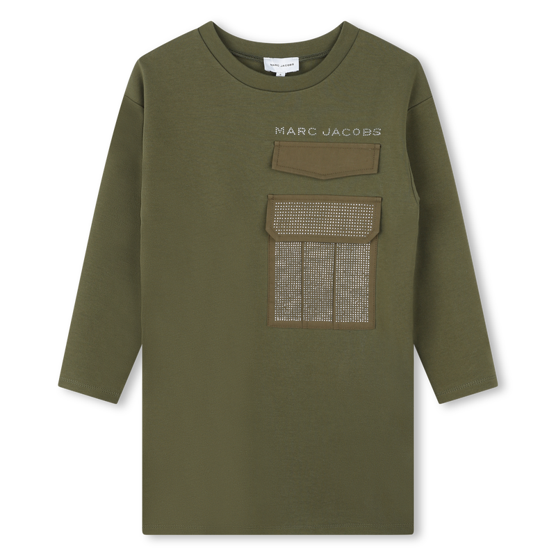 Vestido de manga comprida MARC JACOBS 
                        GIRL