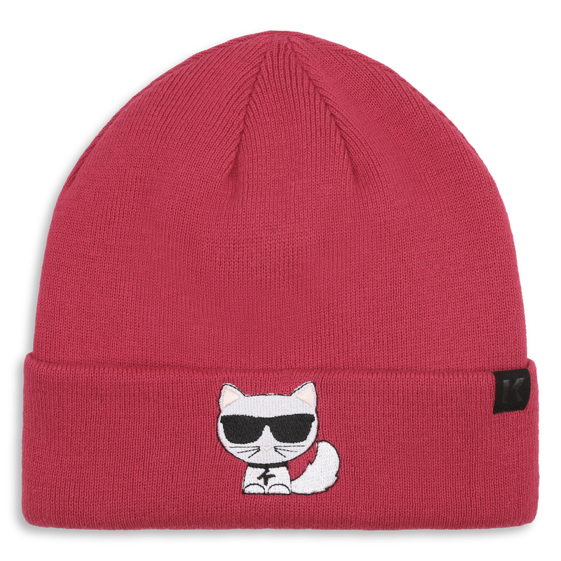 Gorro de malha KARL LAGERFELD KIDS 
                        GIRL