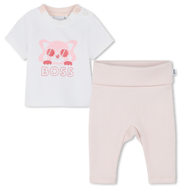 Conjunto de t-shirt e leggings BOSS GIRL
