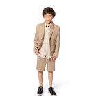 Bermudas de linho e algod&atilde;o BOSS 
                    BOY
