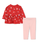 Conjunto de camiseta e legging KENZO KIDS 
                    MENINA