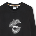 T-shirt de algod&atilde;o maiorit&aacute;rio BOSS 
                    GIRL
