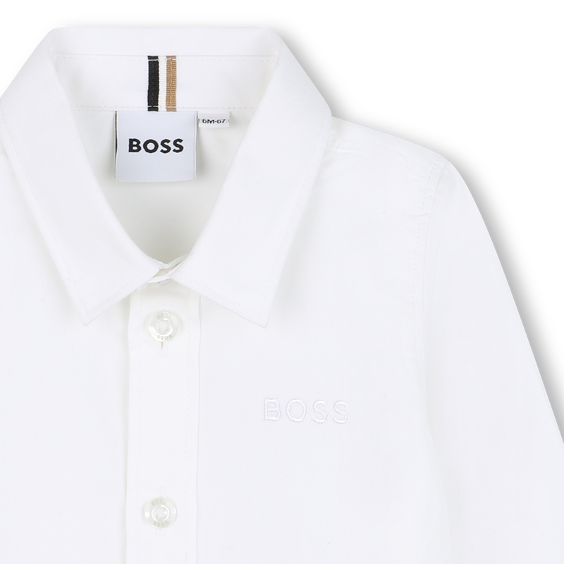 Long-sleeved cotton shirt BOSS 
                    BOY