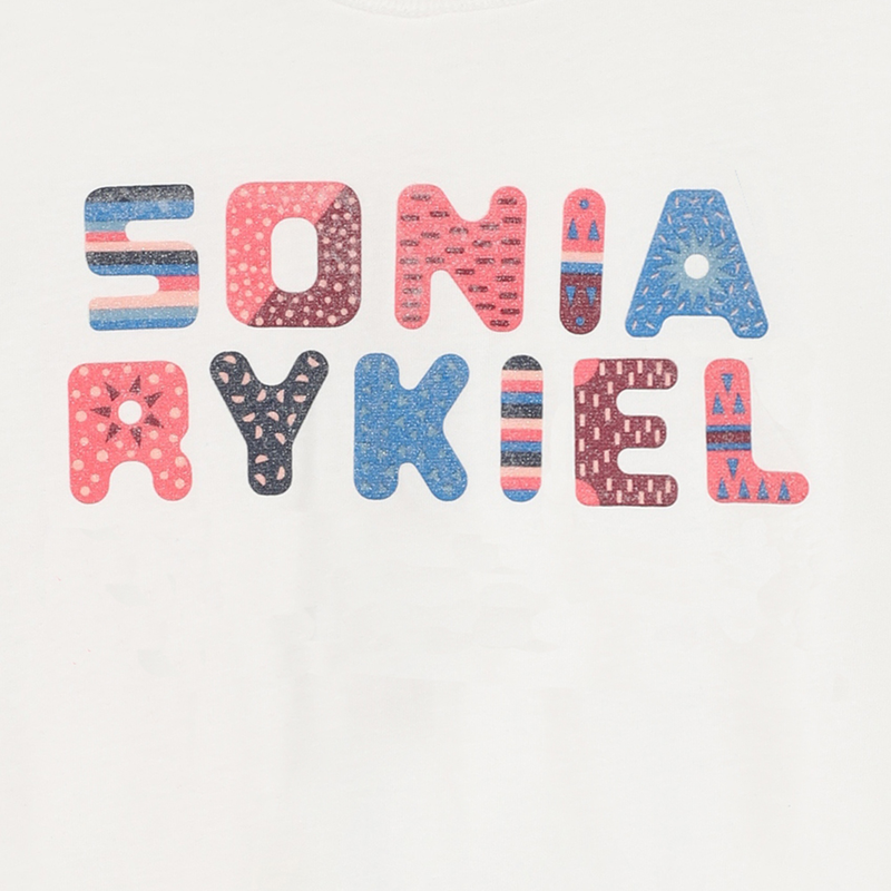 T-shirt de manga curta SONIA RYKIEL 
                    GIRL