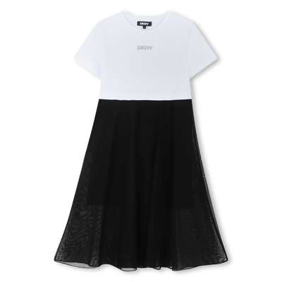 Vestido efeito 2 em 1 DKNY MENINA