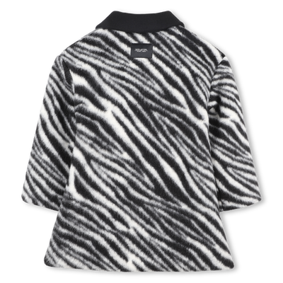 Casaco comprido com padrão completo de zebra MARC JACOBS GIRL