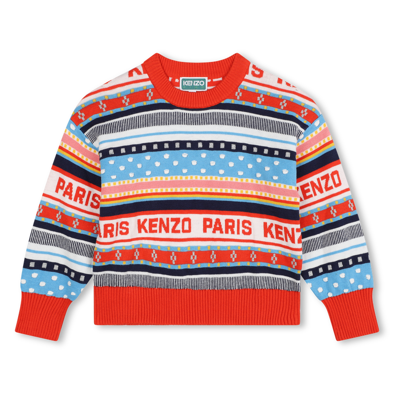 Camisola de malha jacquard KENZO KIDS 
                        GIRL