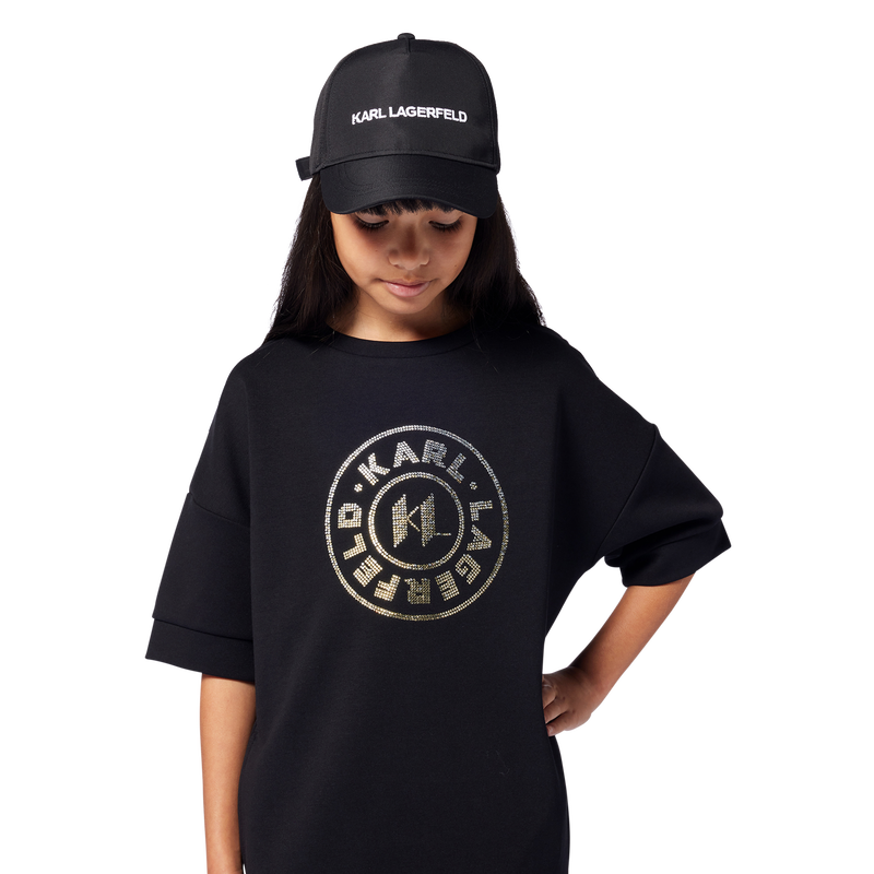Bon&eacute; bordado ajust&aacute;vel KARL LAGERFELD KIDS 
                        BOY
