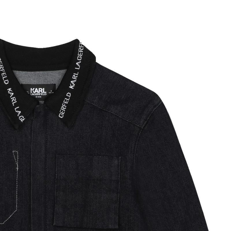 Blusão de ganga KARL LAGERFELD KIDS 
                    BOY