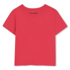 T-shirt de manga curta KARL LAGERFELD KIDS 
                    GIRL
