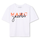 T-shirt algod&atilde;o gola redonda MARC JACOBS 
                    BOY