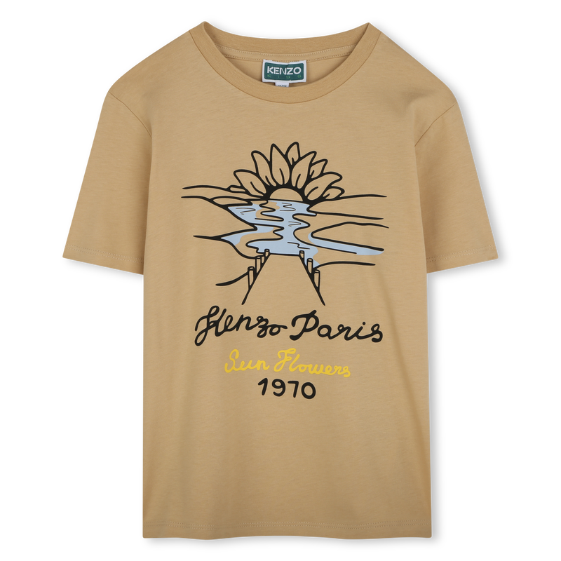Short-sleeved cotton T-shirt KENZO KIDS 
                    BOY