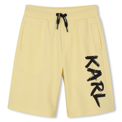 CAL&Ccedil;&Otilde;ES BERMUDAS DE ALGOD&Atilde;O KARL LAGERFELD KIDS BOY