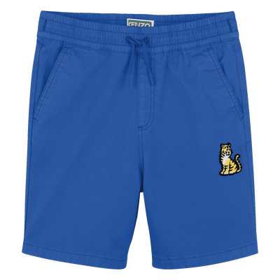Bermudas algodão com emblema KENZO KIDS BOY
