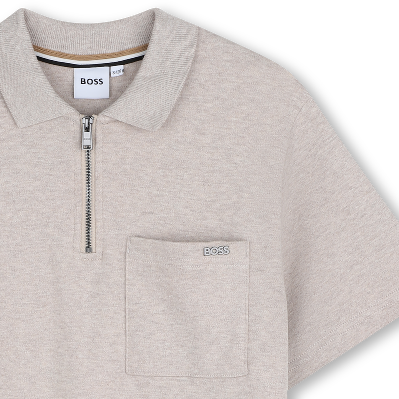 Polo de manga curta BOSS 
                        MENINO