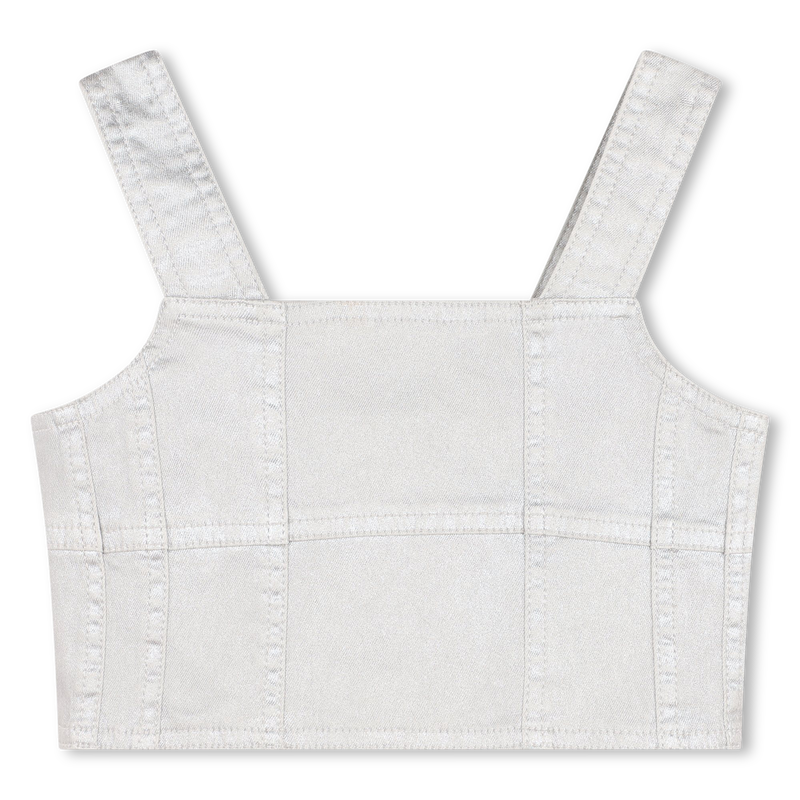 Cropped Jean Strappy Top THE MARC JACOBS 
                    GIRL