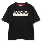 T-shirt de manga curta, PRETO, hi-res