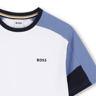 T-shirt + conjunto bermuda BOSS 
                    BOY