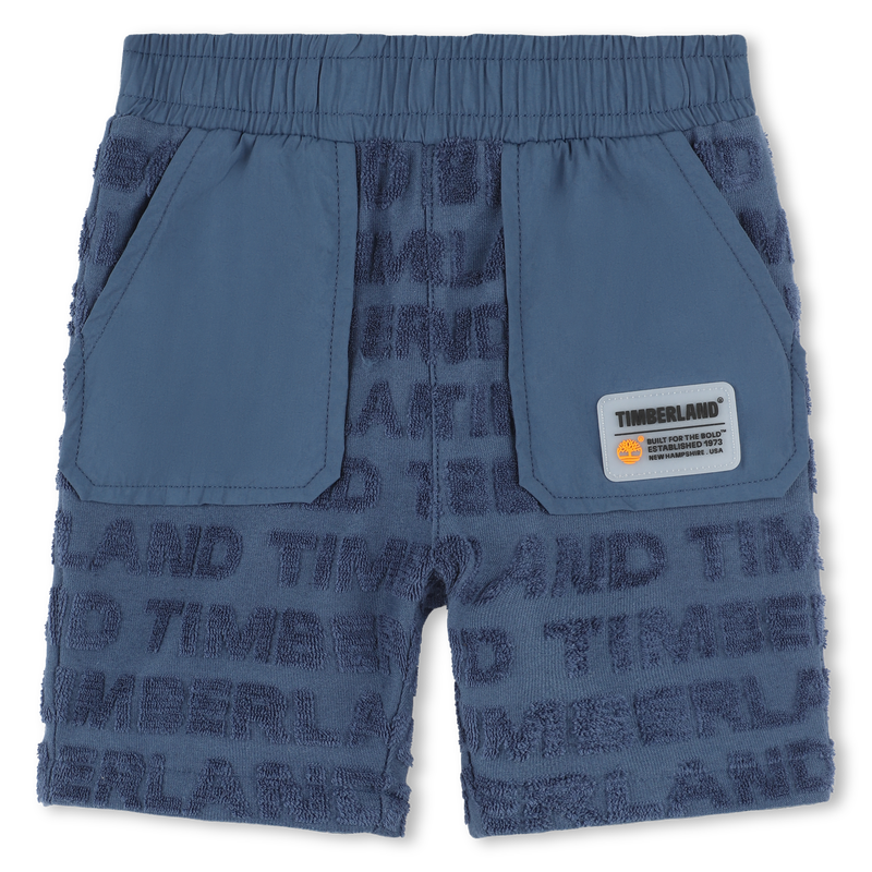 Bermudas em felpa jacquard TIMBERLAND 
                    BOY