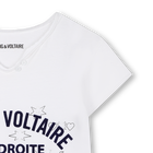 T-shirt com gola tunisina ZADIG & VOLTAIRE 
                    GIRL