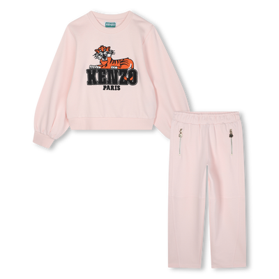 Conjunto de moletom e calça KENZO KIDS GIRL