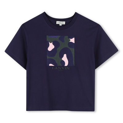 T-shirt estampada de manga curta LANVIN GIRL