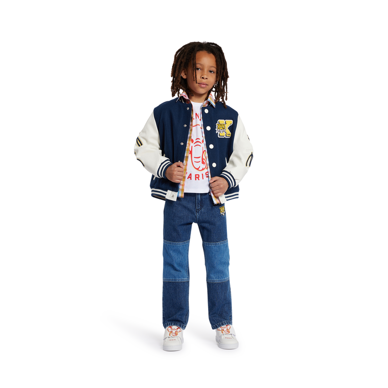 T-shirt manga curta em algodão KENZO KIDS 
                    BOY